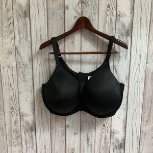 New Secret Treasures Back Soothing T-Shirt Bra Rich Black